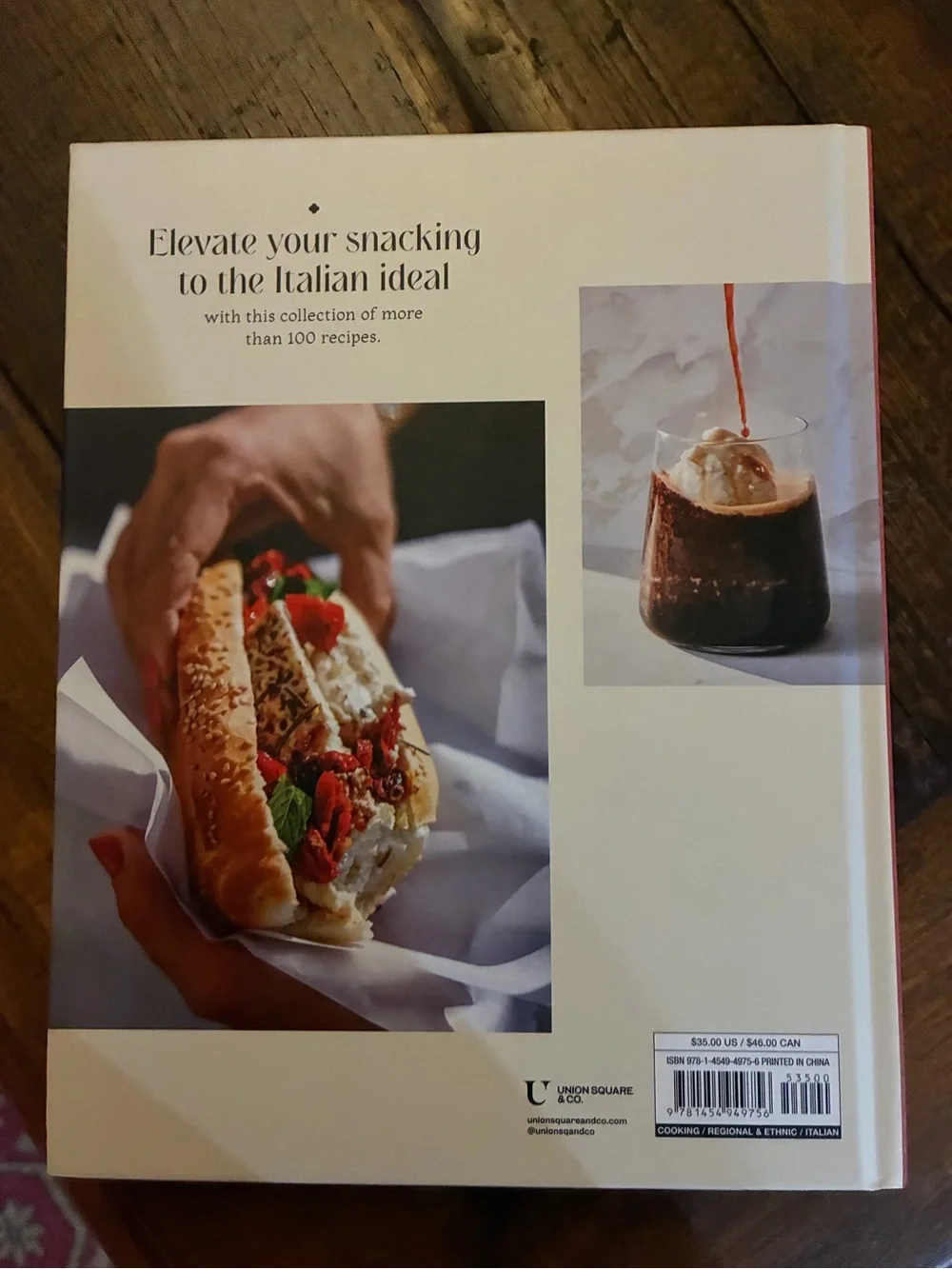Italian Snacking Cookbook - Anna Francese Gas’s